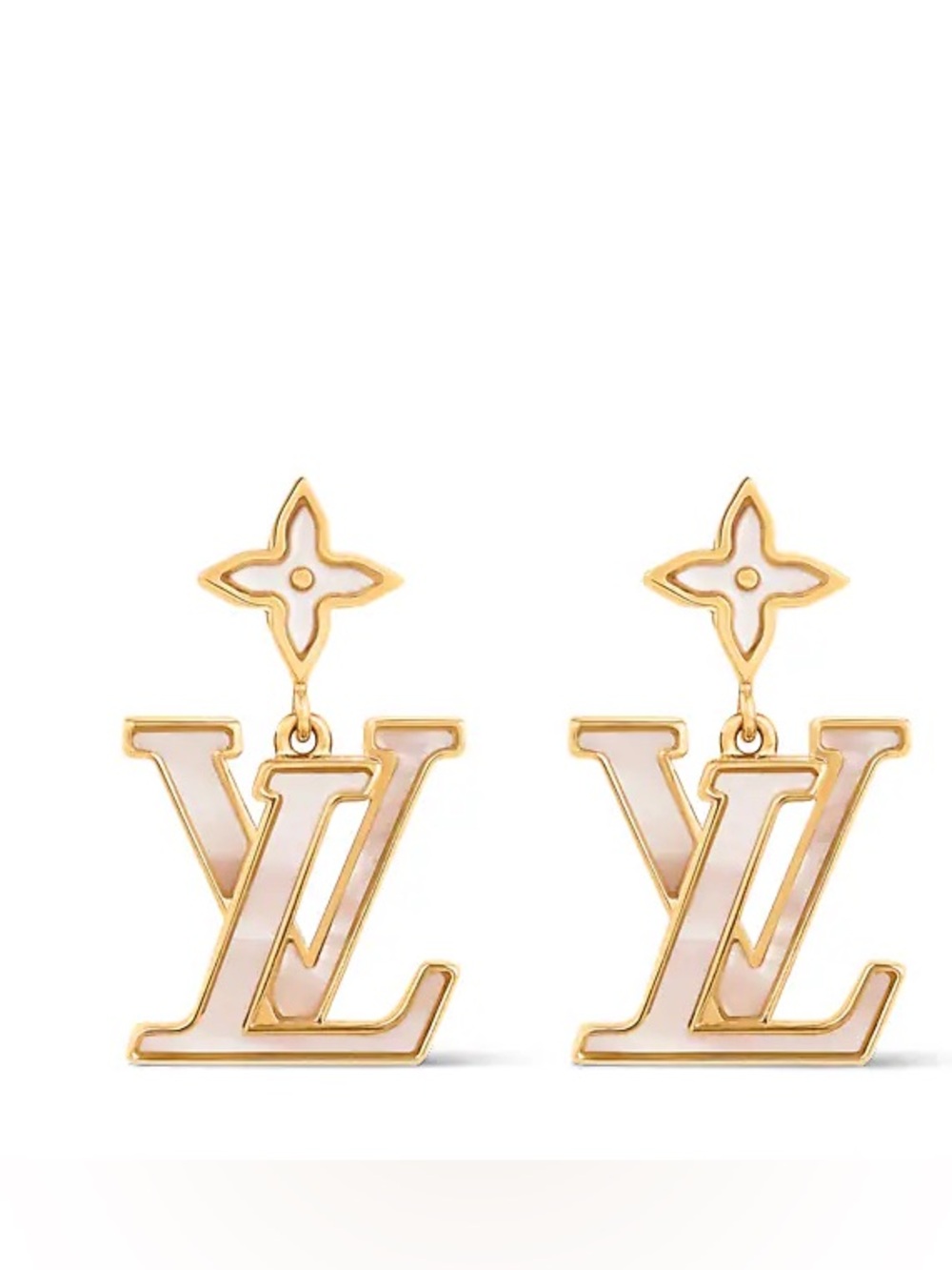 Louis Vuitton Lady LV Pearlescent Earrings